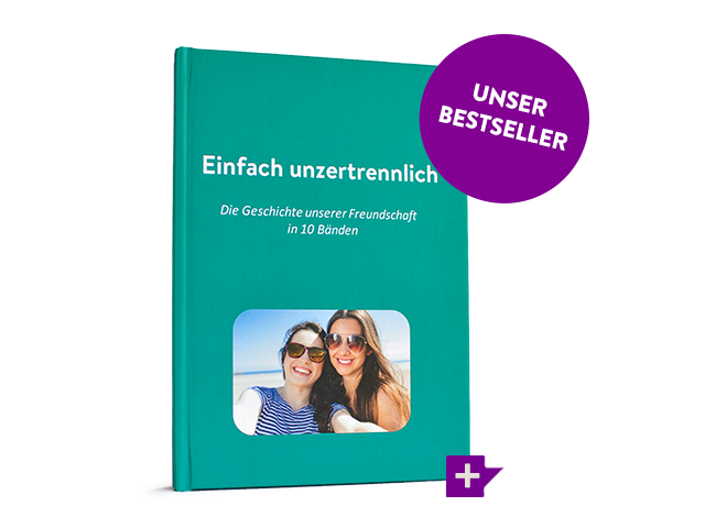 Our bestseller is the WhatsApp book as a hardcover. Available in many different colors.