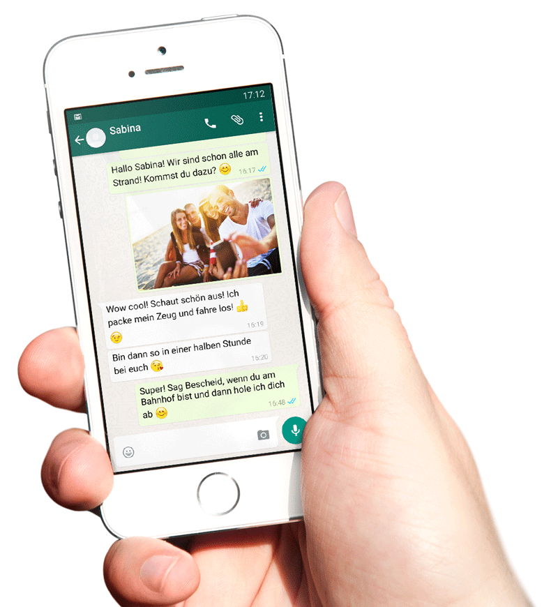 Export your WhatsApp chat from your Smartphone to start creating a unique book