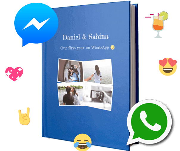 WhatsApp Book zapptales: Print WhatsApp Chats as a book