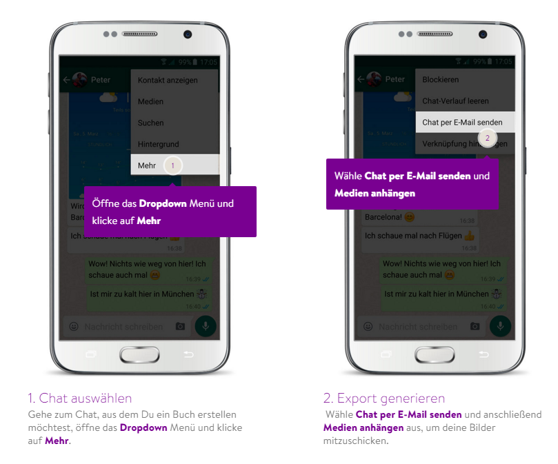 WhatsApp Backup erstellen mit Android WhatsApp Backup erstellen mit Android