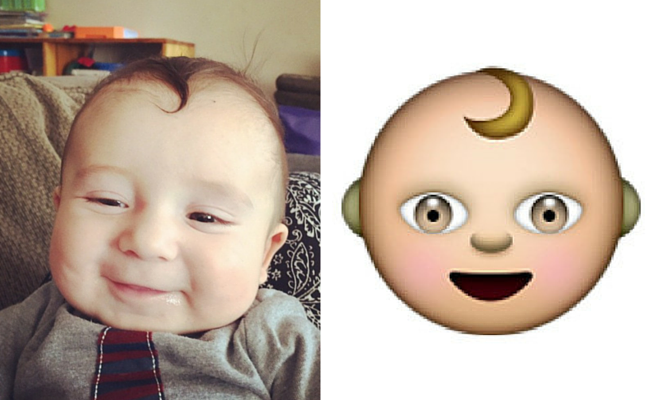 baby and baby emoji