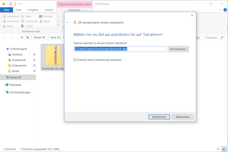 Schritt 3 Facebook Messenger Windows Schritt 3 Facebook Messenger Windows