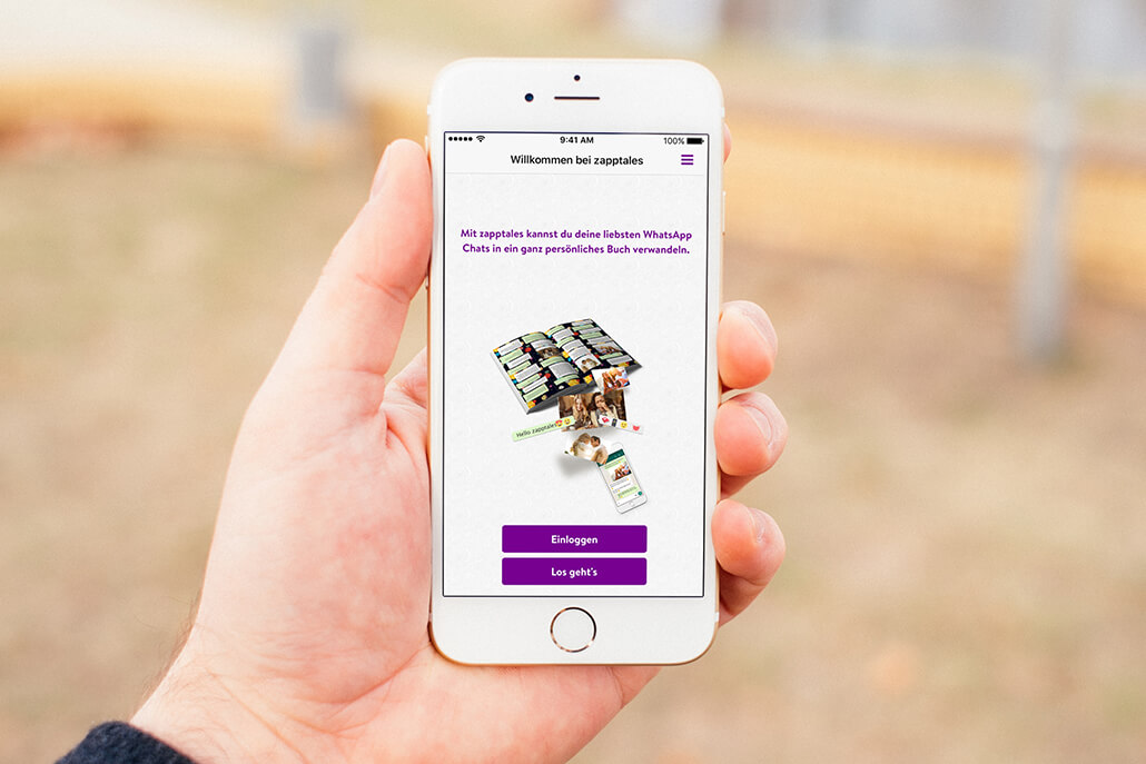 zapptales iOS App WhatsApp Chat exportieren mit der zapptales iOS App