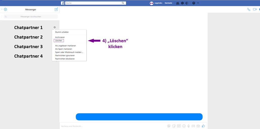 Nachrichten ignorieren aufheben facebook messenger Facebook Messenger