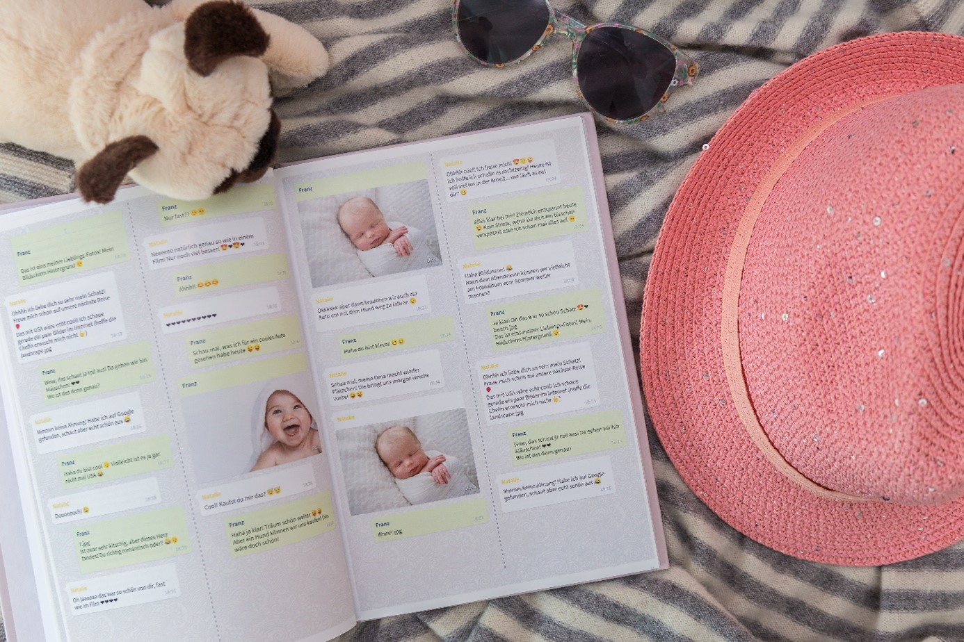 Chat Buch als Babybuch gestalten